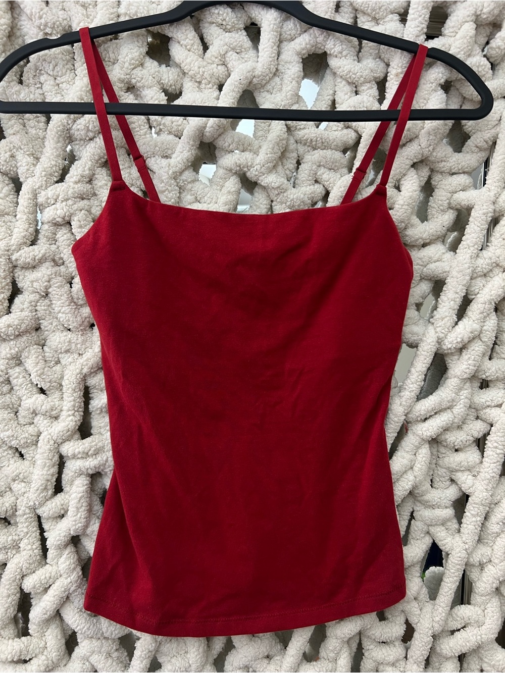 SKIMS COTTON JERSEY CAMI NWT - BRICK